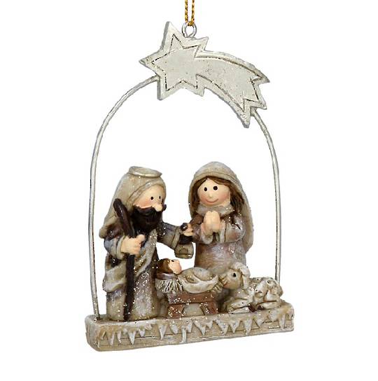 Resin Nativity, Wire Arch 10cm *ETA Nov